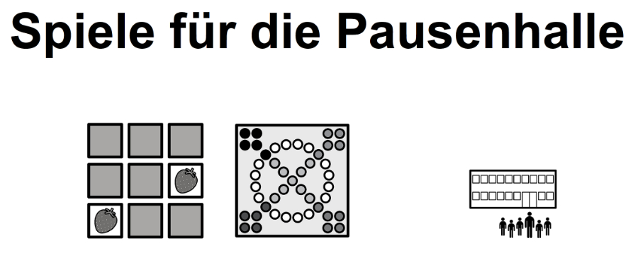 Projekt: Spiele für die Pausenhalle Projekt: Spiele für die Pausenhalle
