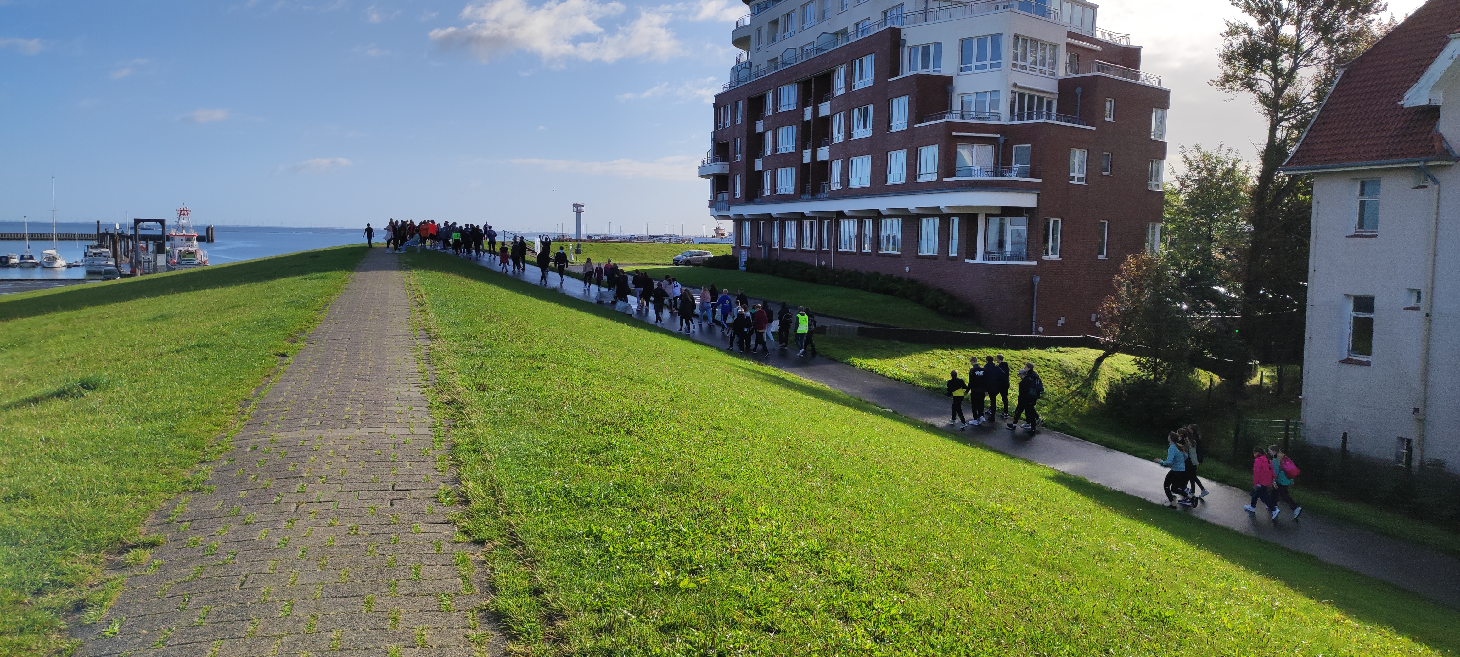 Sponsorenlauf der Schule am Meer und des Amandus-Abendroth-Gymnasiums