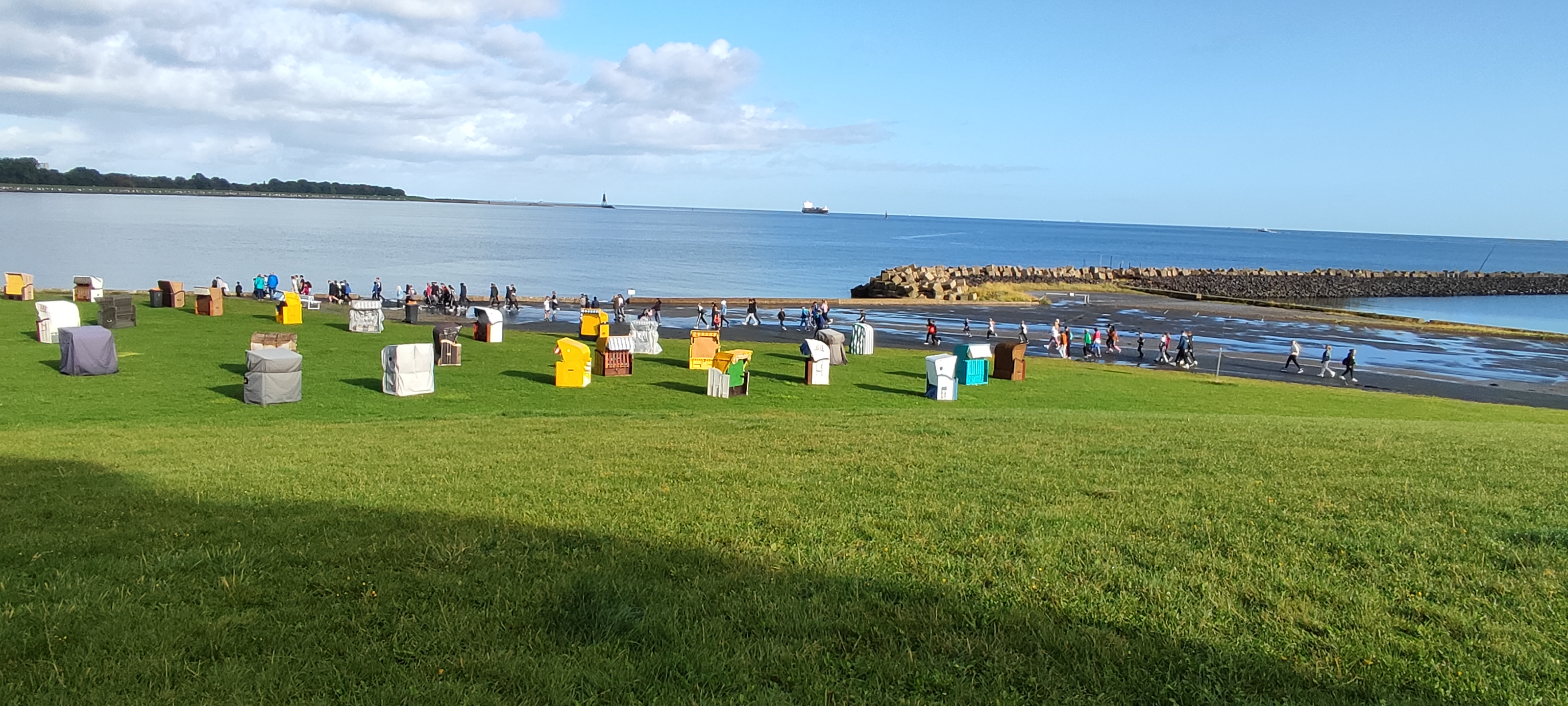 Sponsorenlauf der Schule am Meer und des Amandus-Abendroth-Gymnasiums