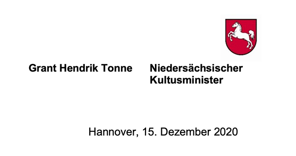 Schreiben aus dem Kultusministerium vom 15.12.2020 Schreiben aus dem Kultusministerium vom 15.12.2020