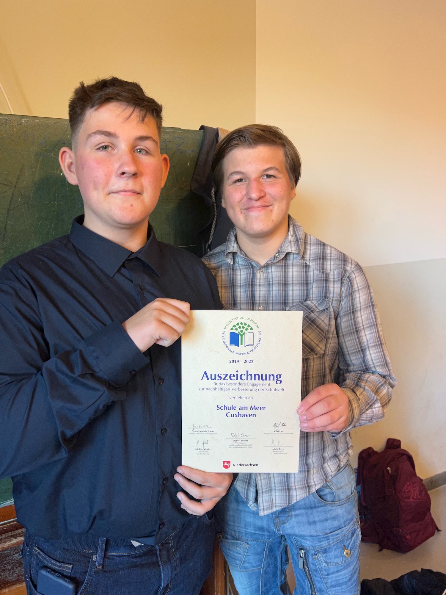 Auszeichnung Umweltschule 2022 Auszeichnung Umweltschule 2022
