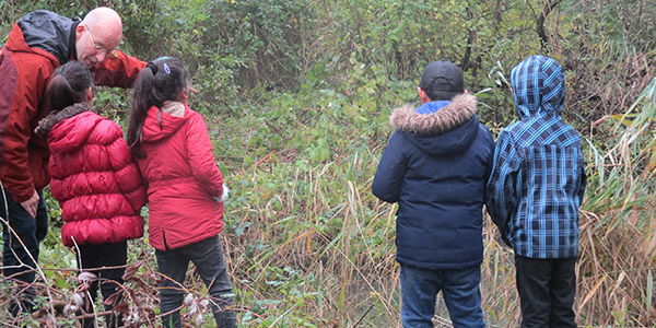 Erste Begehung der entstehenden Natur-Oase Erste Begehung der entstehenden Natur-Oase