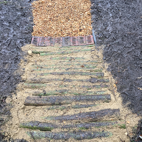 fertiger Barfußpfad fertiger Barfußpfad