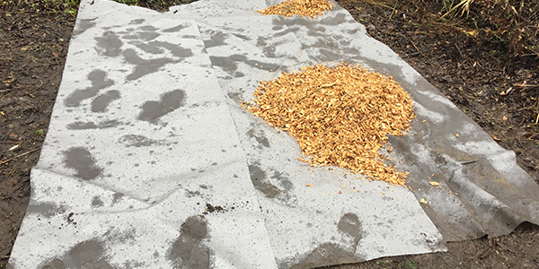 Vorbereitung der Ruhezone Vorbereitung der Ruhezone