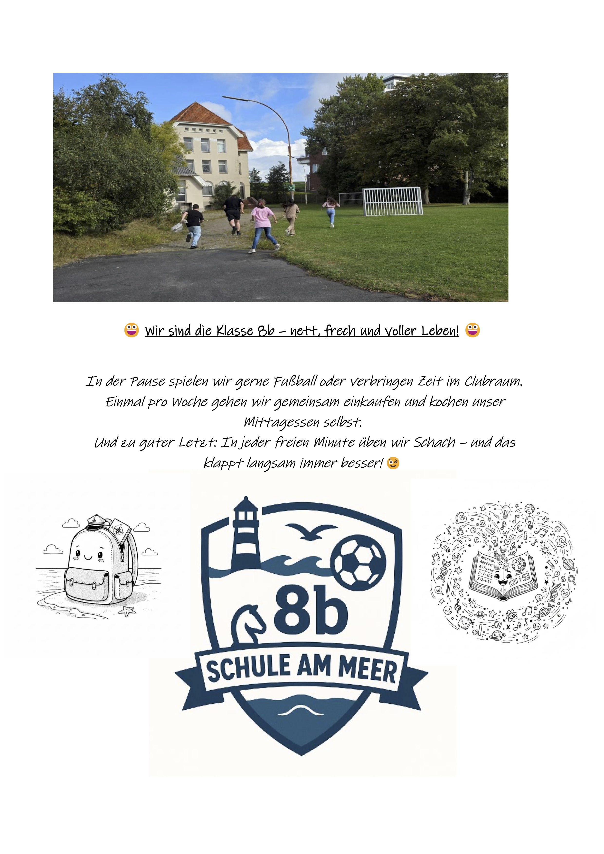 Klasse 8b der Schule am Meer